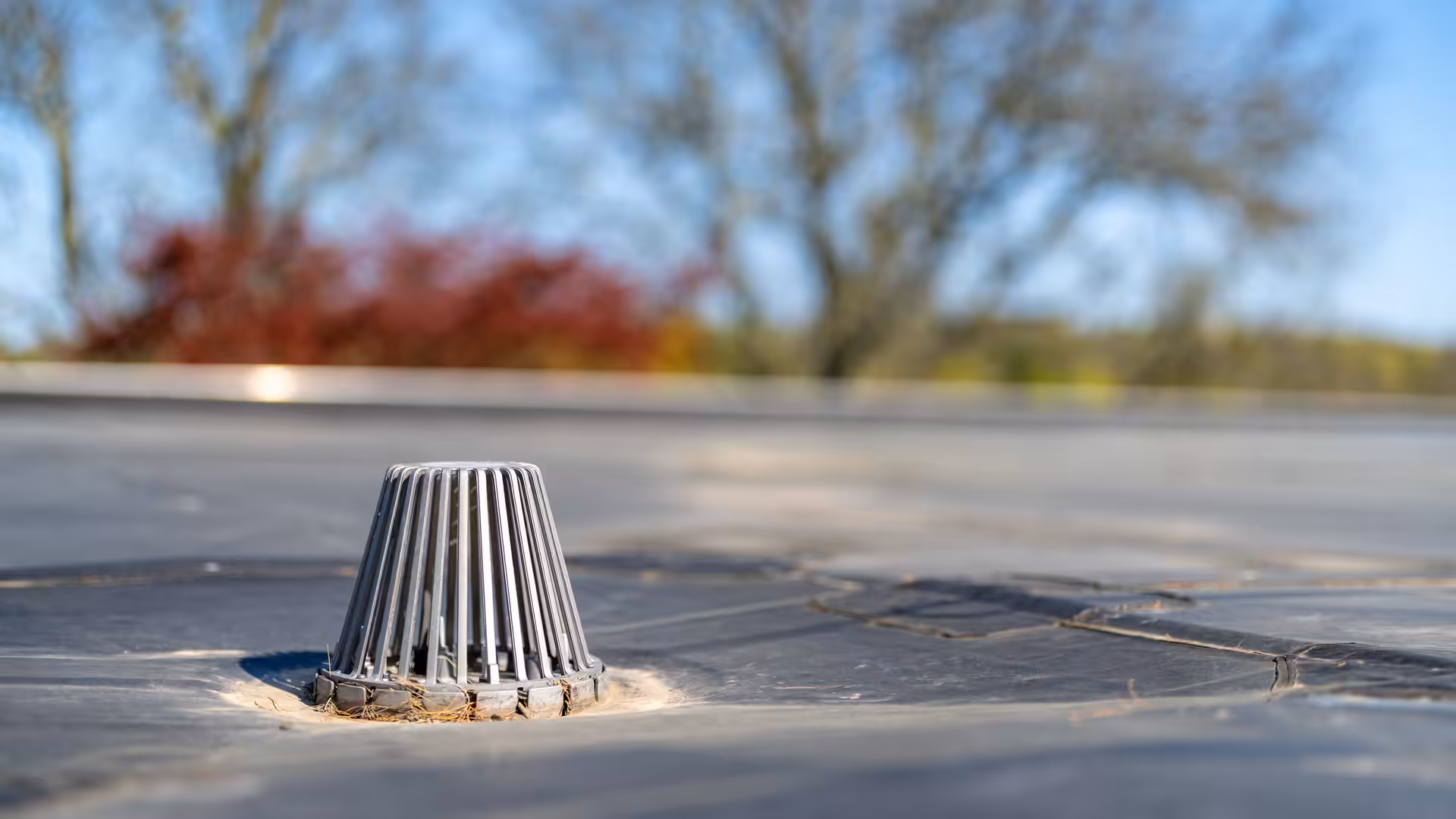 Commercial EPDM roof drain