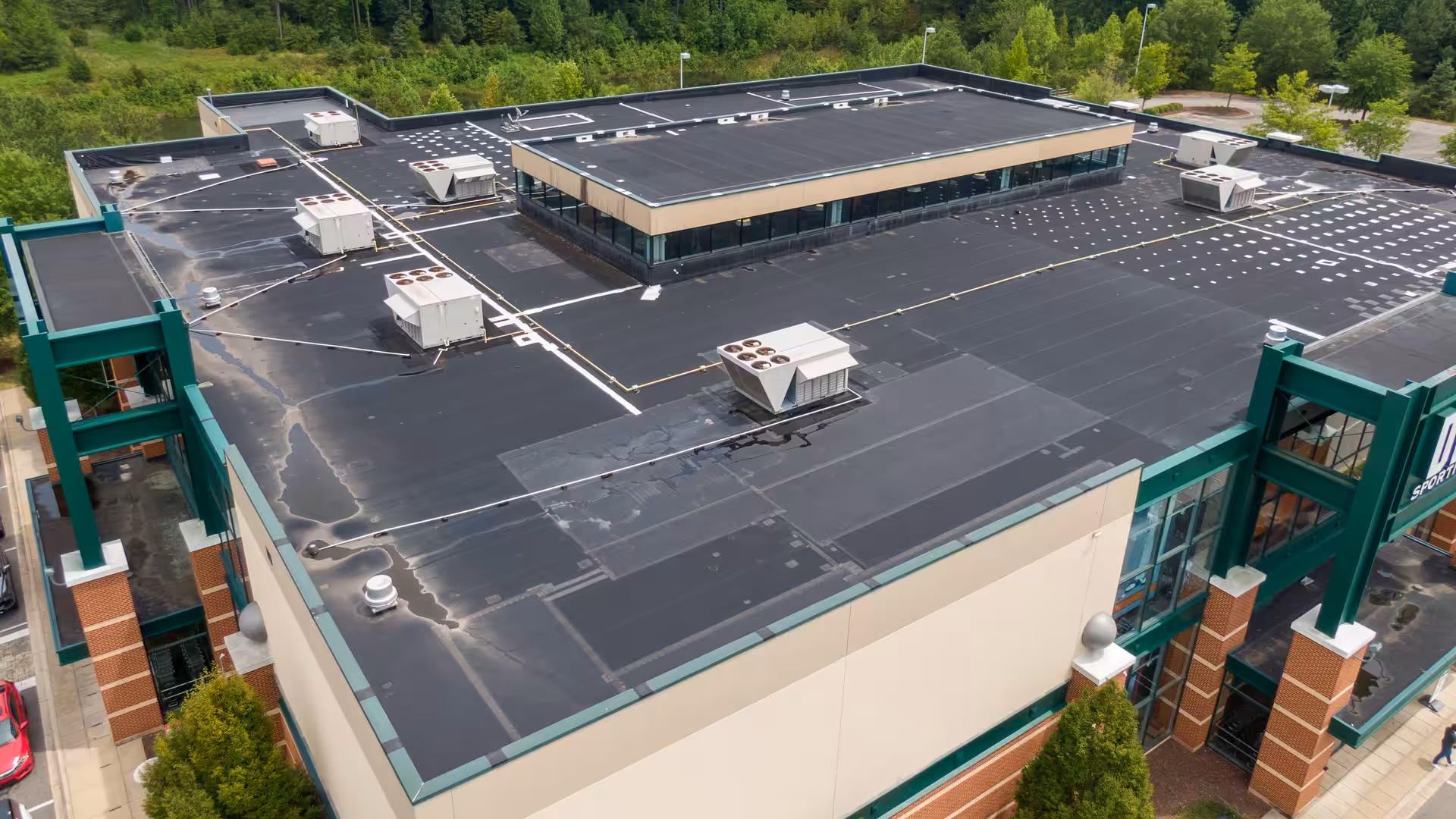 EPDM commercial roofing by MBA Roofing in North Carolina