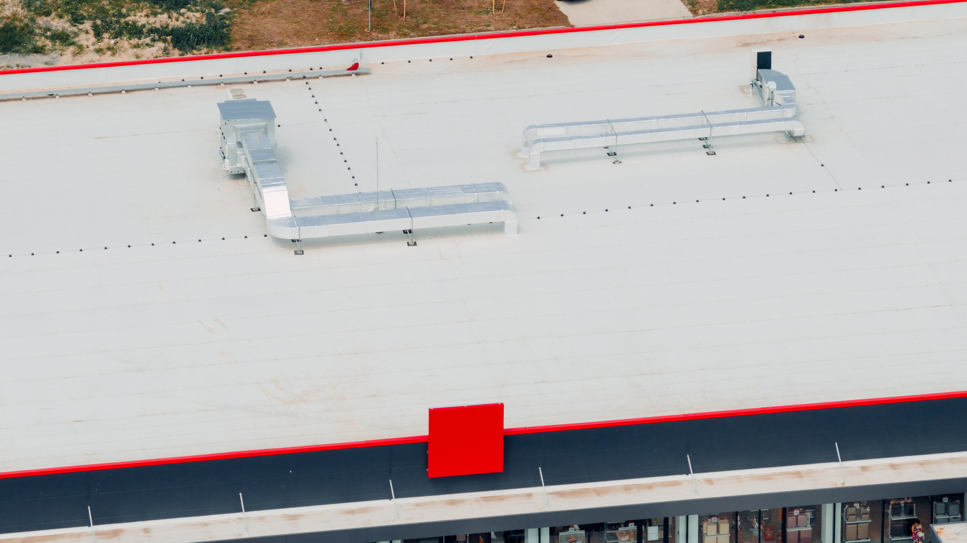 PVC commercial building by MBA Roofing