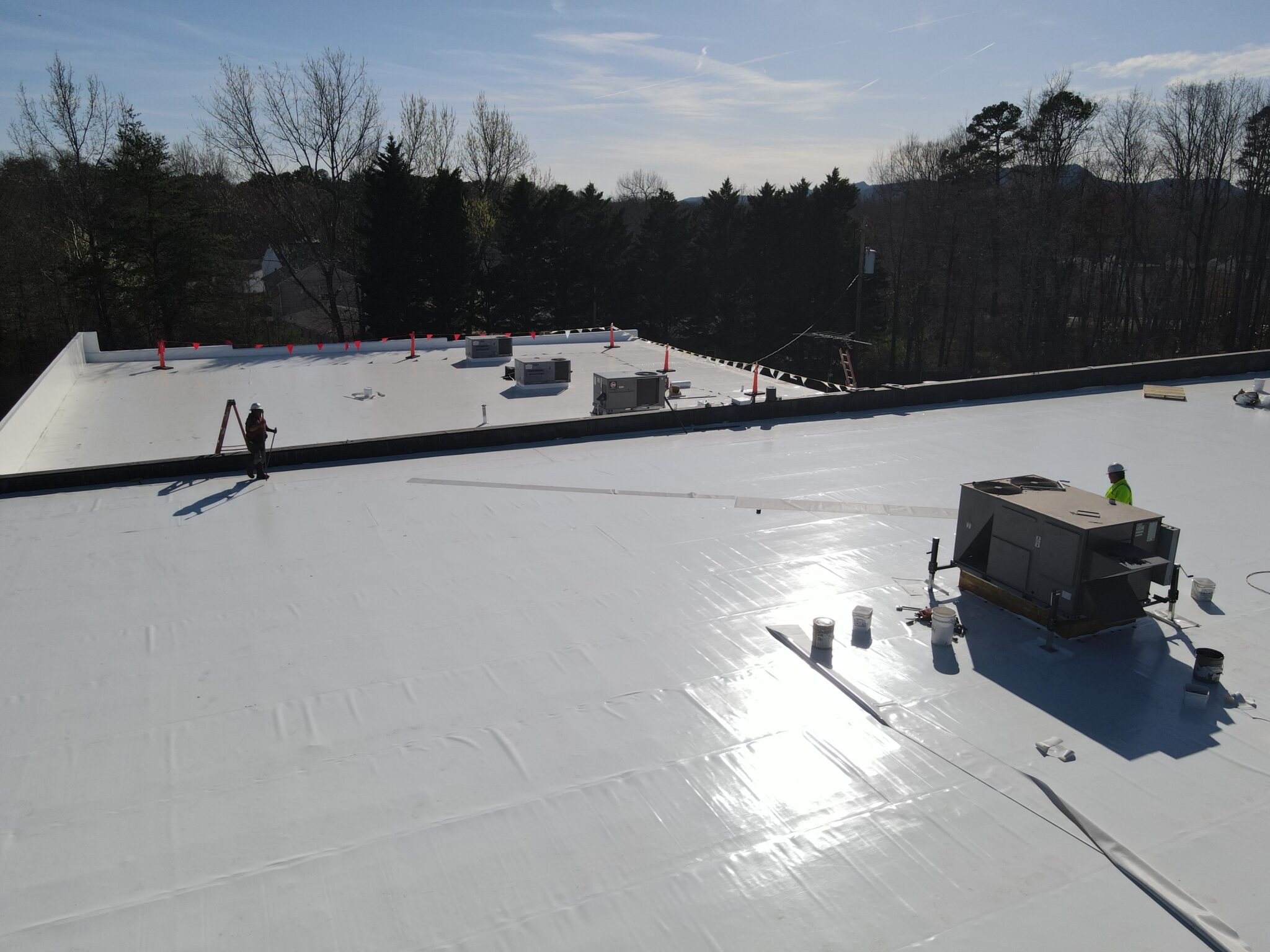 Flat Roof Single Ply Membrane Types Mba Roofing