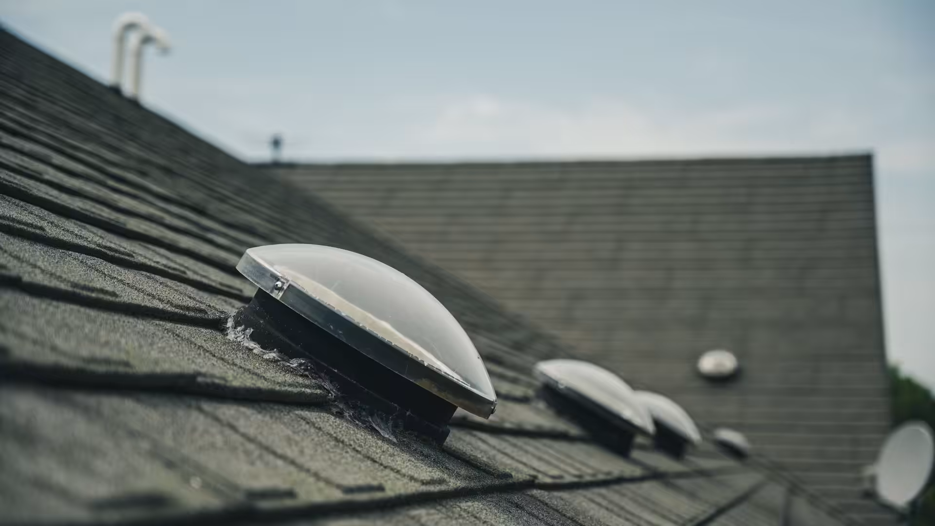 Dome shaped solar tube skylight replacement.