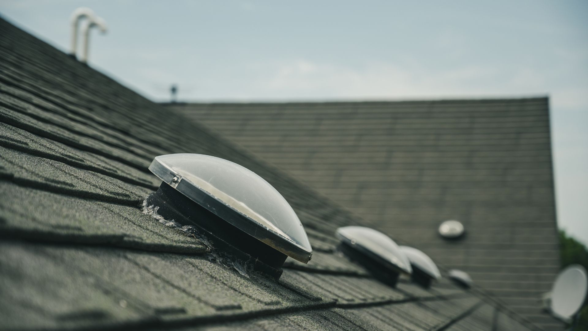 Dome shaped solar tube skylight replacement.